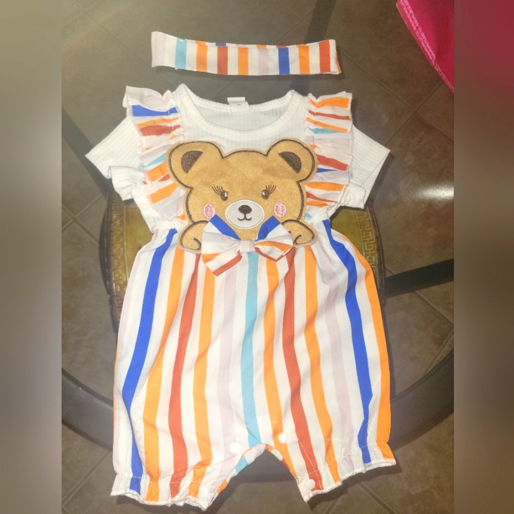 Teddy w/ Stripes Outfit